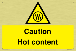 Caution Hot content